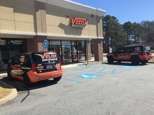 Outside view of Velox Insurance in Norcross, GA