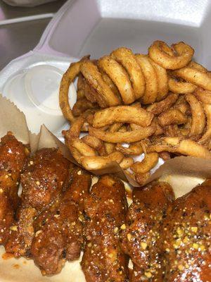 6pc wing combo w/ drink