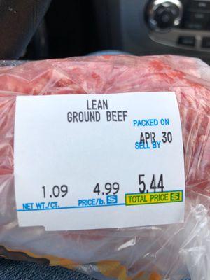 The best ground beef!