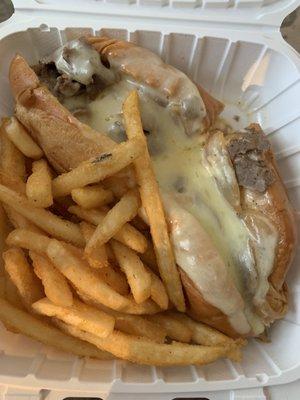 Philly Steak and Cheese Grinder