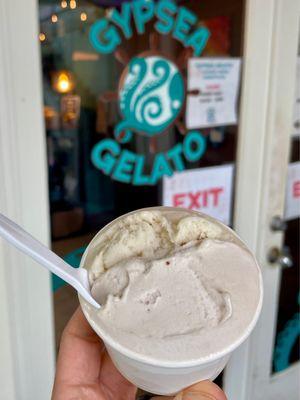 Dairy-Free Ginger Gelato, Banana Sorbet