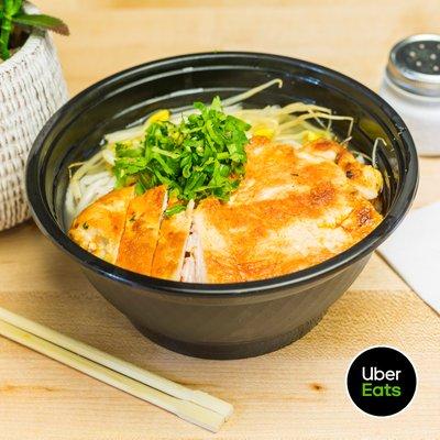 Grilled Chicken Noodle Soup (spicy or no spicy)