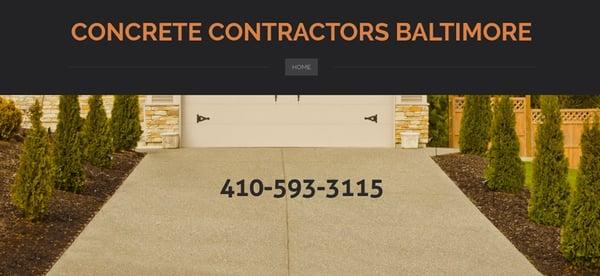 Concrete Driveway Contractors Baltimore