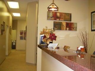 front desk counter