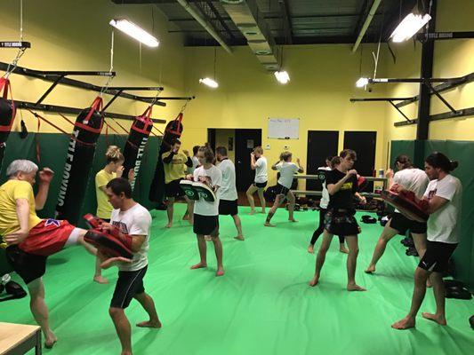 Our Muay Thai (Kickboxing) class