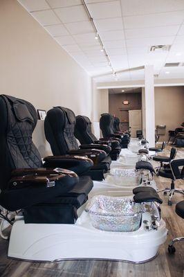 Nail services in a quiet, clean environment