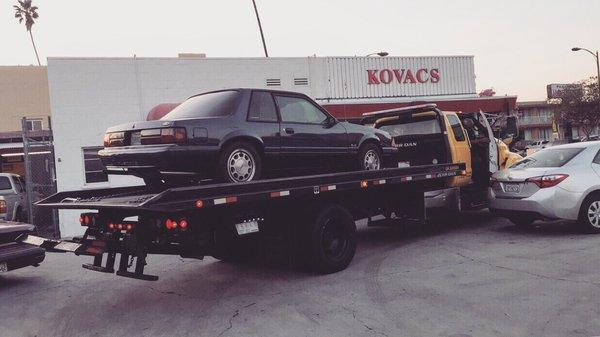 Dropping off the Notchback at Kevork's