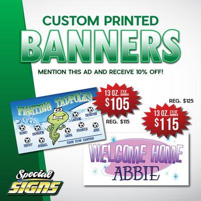 Outdoor Banners FOR SALE