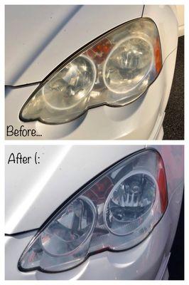 Headlight restoration, did a great job!!!