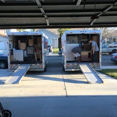 We will load up and unload your Uhaul or Penske truck and we will put your furniture to your liking