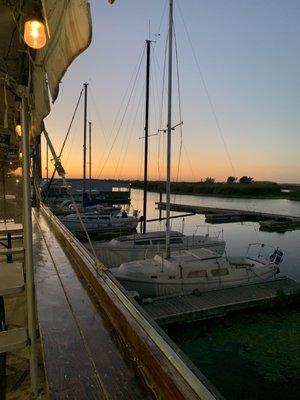 Gorgeous views at the docks