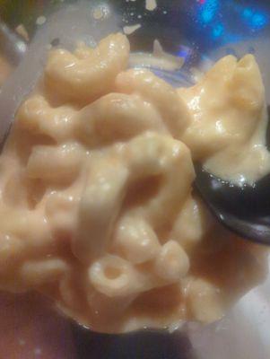 Mac and cheese almost killed before even leaving the parking lot