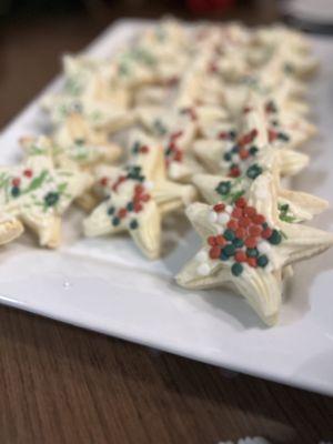 Holiday Cream Cheese Sugar cookies!