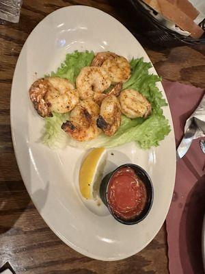 Jerk shrimps