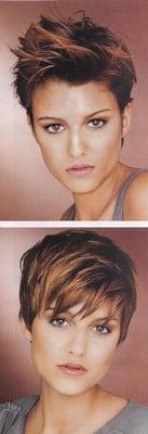 You can ware even short hair in more than one style