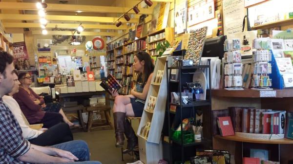 Author Adelle Waldman reading from her book "The Lovers of Nathaniel P" @ A Great Good Place for Books