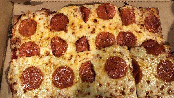 Extra pepperoni?