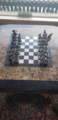 Age of Sigmar figurine chess set