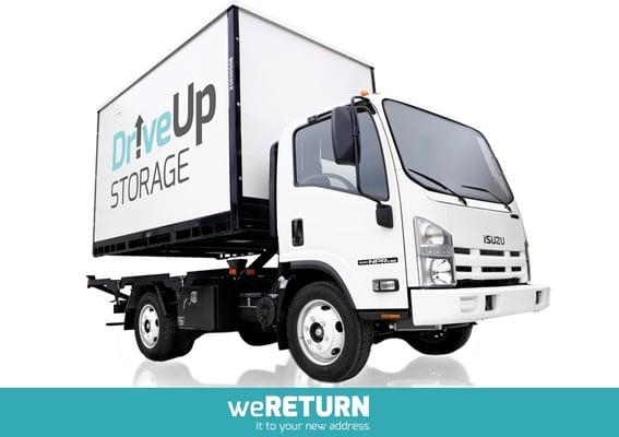 weRETURN - your unit to your new address when you need your items back