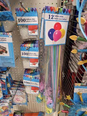 Balloon sticks