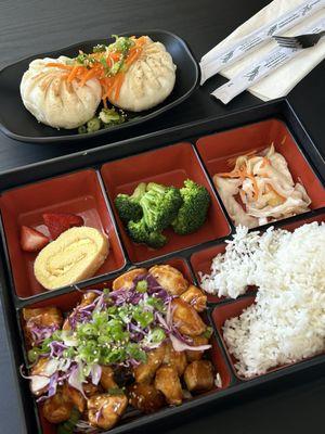 207. Teriyaki Chicken bento box!  & 107. Bao-Nini