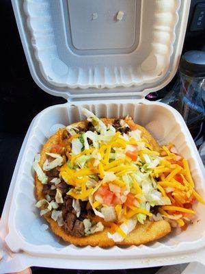 Steak on Frybread