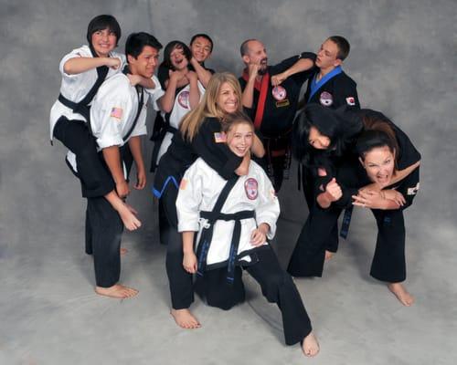 TSDU Black Belts having some fun!