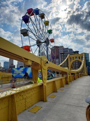 Ferris Wheel on the Clemente Bridge.