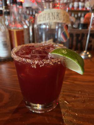 Hibiscus Passion Fruit Margarita! Delicious!