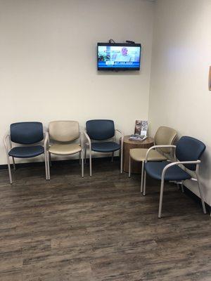 Make yourself at home in our waiting room, and let us know if we can do anything for you.