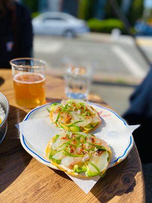 Halibut Tostada