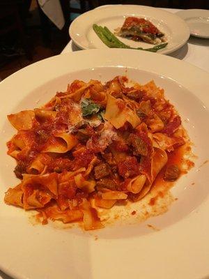 Pappardelle with lamb ragu