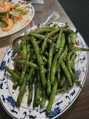 Stir Fry String Beans with Garlic Sauce (Dry Style)