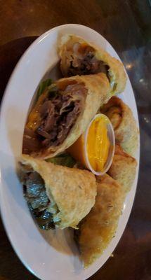 Philly steak eggrolls