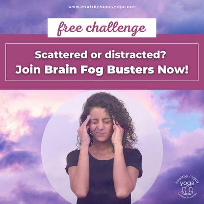 Are you feeling more forgetful than usual lately? Join my free Brain Fog Busters challenge and feel more focused in 5 days.