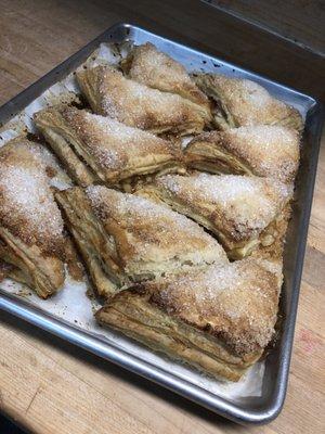 Fresh baked apple turnover