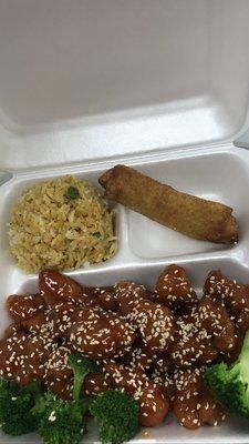 Sesame chicken Lunch