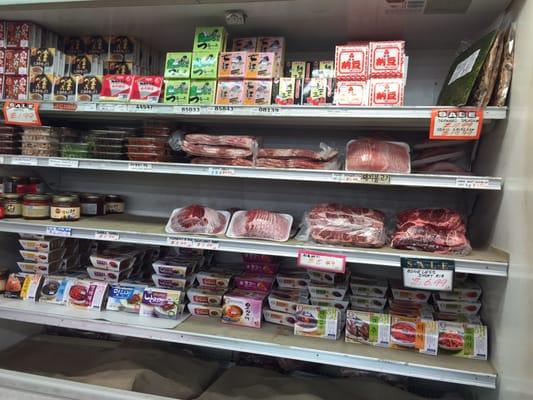 Meat section.