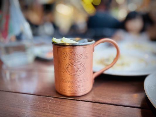 Spiced apple mule