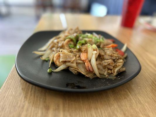 Drunken Noodles with shrimp- amazing!