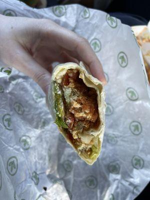 'Chicken' Caesar Wrap