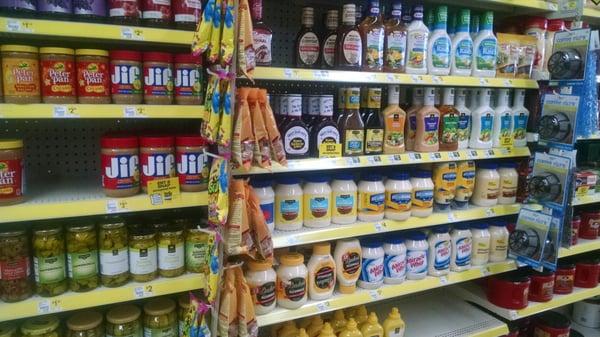 If you need condiments..