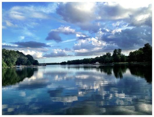 A view from our dock.  Wouldnt you want to be here?