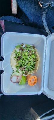 Asada taco