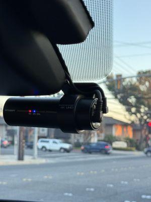 Wire tuck of dash cam