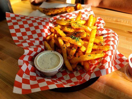 According to my 12 year old son, the best fries he's ever had. Picture taken on 8/9/23