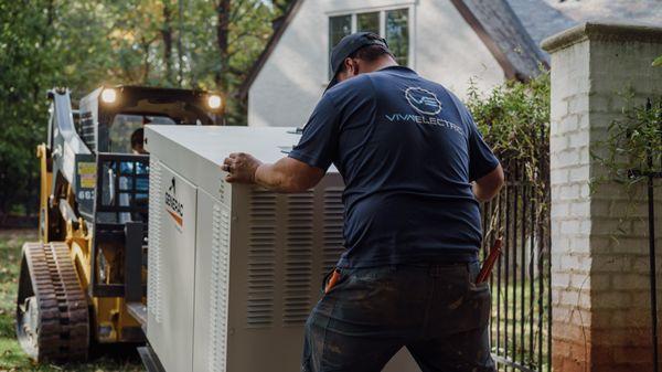 Generac generator installation