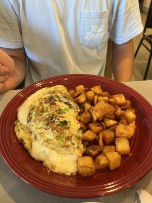 Cheesesteak Omelet