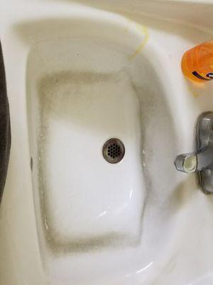 Nasty restroom sink