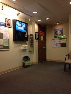 Door coming in to the Doctor's office.